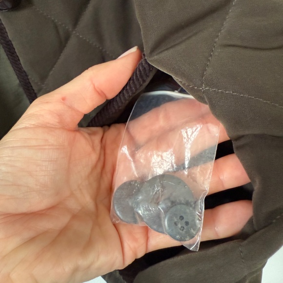 ESPRIT quilted barn jacket with removable hood size L vintage - Picture 8 of 13